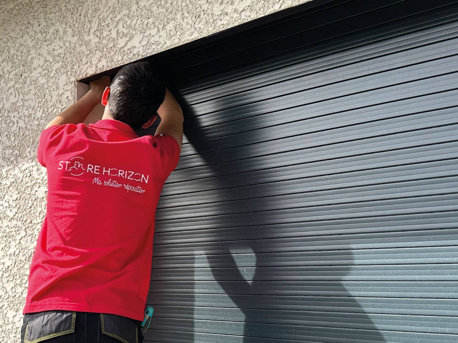 Image d'une réparation de volet roulant